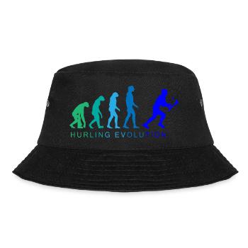 The Evolution of Hurling - Bucket Hat - Schwarz - Vorne - Lela (165cm)