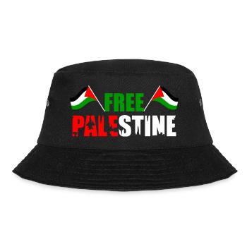 Soutien gratuit à la Palestine &Gaza Freedom Vintage - Bob - noir - Devant - Lela (165cm)