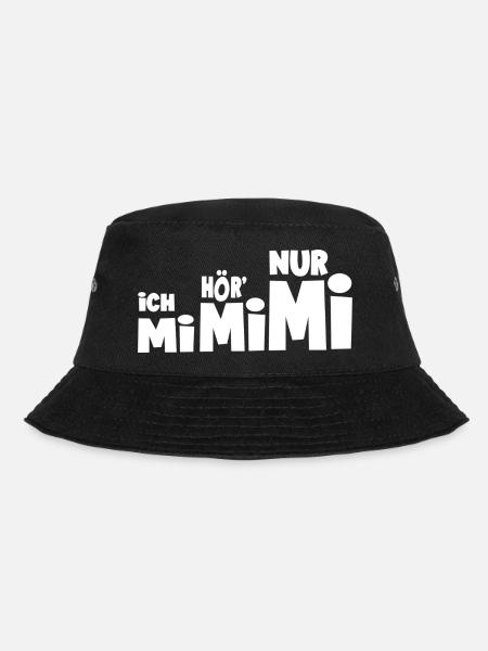 mimimi ich hör nur mimimi - Bucket Hat - Schwarz
