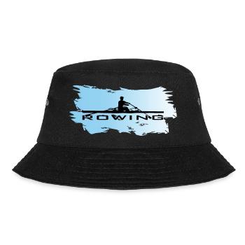 Rowing, One rower, Water - Bucket Hat - black - Front - Lela (165cm)