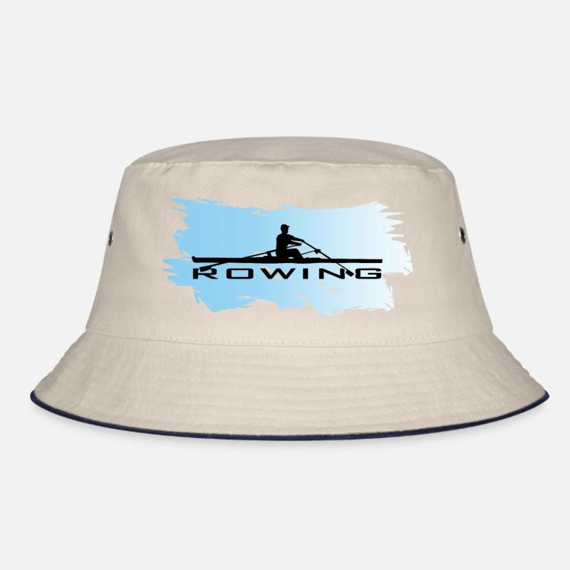 Rowing, One rower, Water Bucket Hat