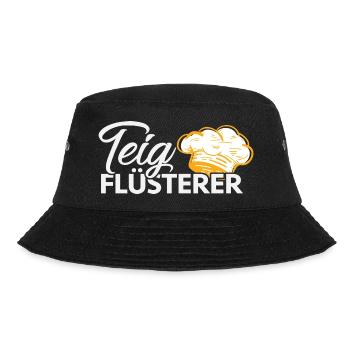 Bäcker Backen Konditor - Bucket Hat - Schwarz - Vorne - Lela (165cm)