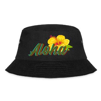 Aloha - Bucket Hat - black - Front - Lela (165cm)