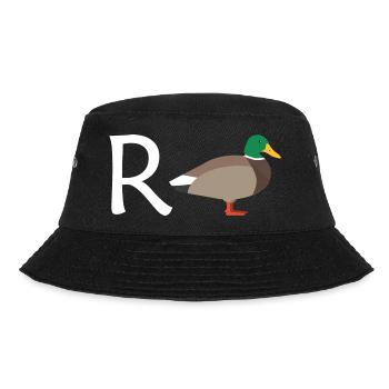 Rente Ente Ruhestand Pension Frührente Geschenk - Bucket Hat - Schwarz - Vorne - Lela (165cm)