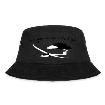 Glider Gliding Gliding Gliding Glider - Bucket Hat - black - Front - Lela (165cm)
