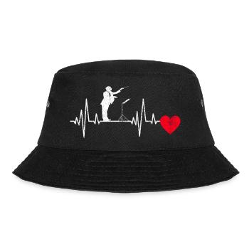Dirigenten EKG Musik Dirigent Musiker Herzschlag - Bucket Hat - Schwarz - Vorne - Lela (165cm)