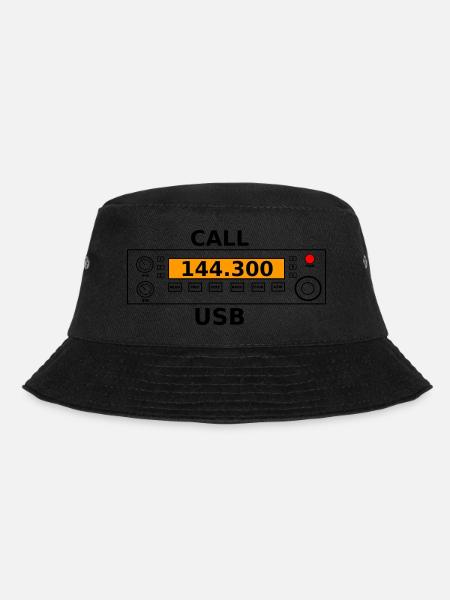 Appel radio 144.300 Mhz radio amateur - Bob - noir