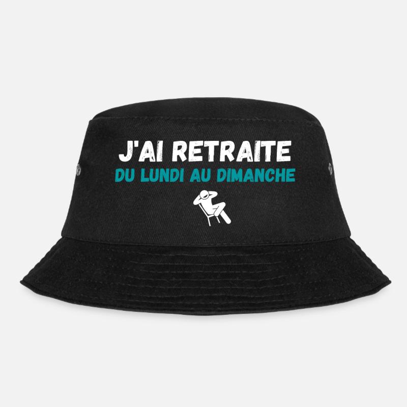 j'ai retraite du lundi au vendredi - Bob - noir