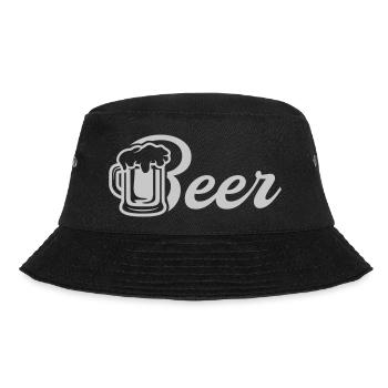 Maßkrug Beer - Bucket Hat - Schwarz - Vorne - Lela (165cm)