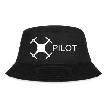 Drone Pilot - Bucket Hat - black - Front - Lela (165cm)