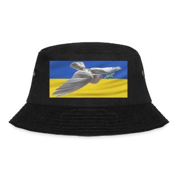 Peace Ukraine - Bucket Hat - black - Front - Lela (165cm)