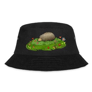 Hedgehog - Bucket Hat - black - Front - Lela (165cm)