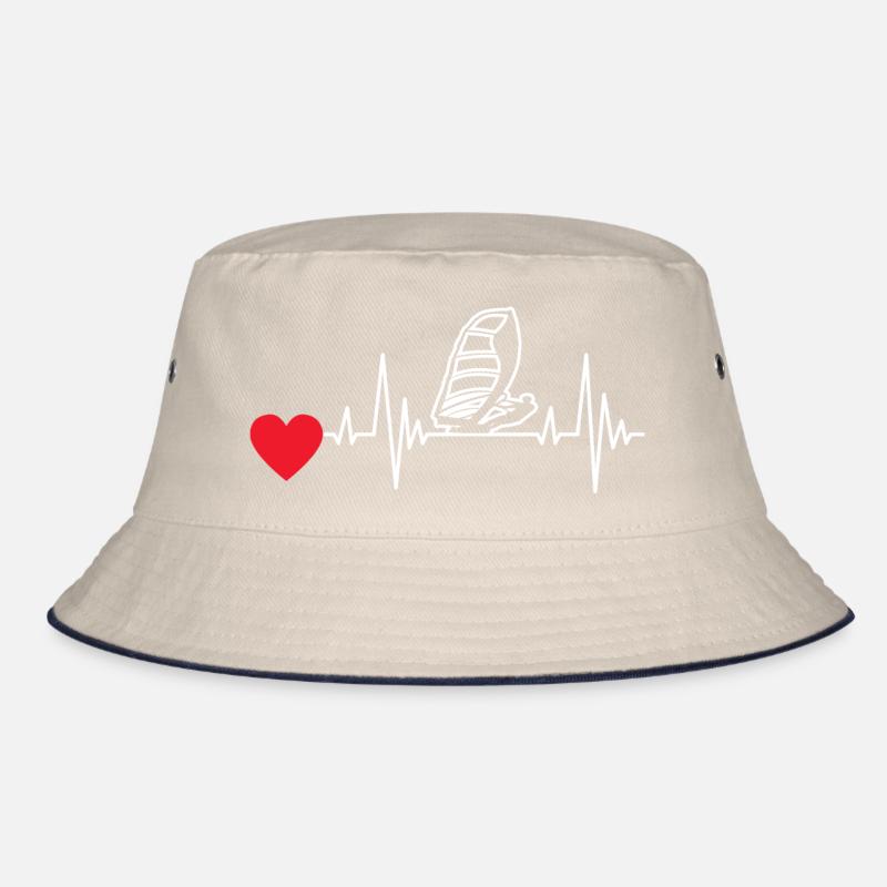 Windsurfer Windsurfing Surfen Geschenk Kitesurfer Bucket Hat