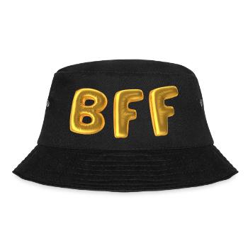 BFF Balloon 3D Gold - Meilleur ami - Bob - noir - Devant - Lela (165cm)