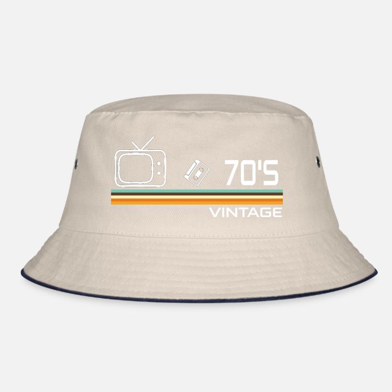 70er Jahre Bucket Hat