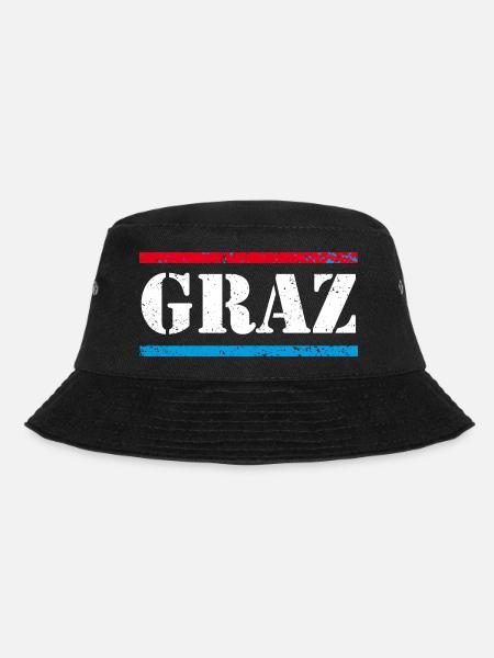 Graz - Bucket Hat - Schwarz