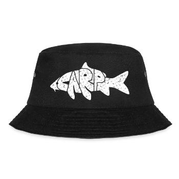 Carp - Karpfen Angeln - Bucket Hat - Schwarz - Vorne - Lela (165cm)