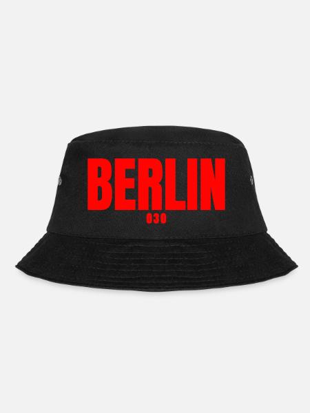 Berlin 030 - Bucket Hat - Schwarz