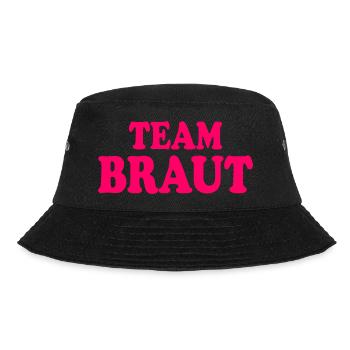 Team braut - Bucket Hat - Schwarz - Vorne - Lela (165cm)