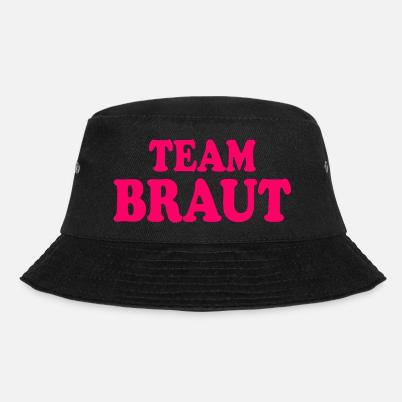 Team braut - Bucket Hat - Schwarz