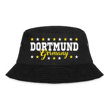 Dortmund - Bucket Hat - Schwarz - Vorne - Lela (165cm)