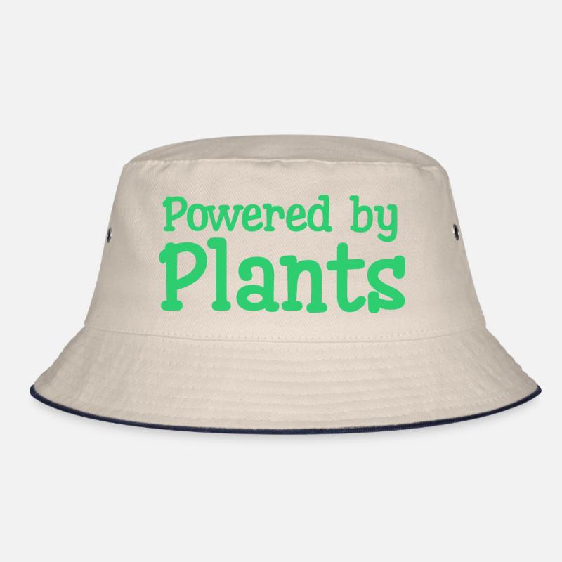 Powered by plants Bucket Hat