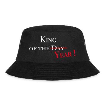 King of the Day-Year - Bucket Hat - Schwarz - Vorne - Lela (165cm)