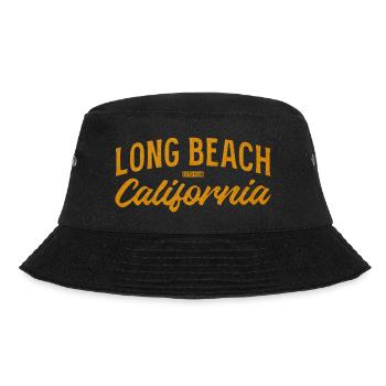 Long Beach California Retro Logo - Bucket Hat - black - Front - Lela (165cm)