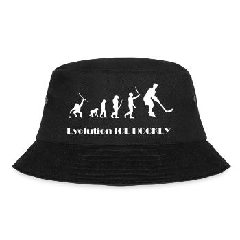 Evolution Eishockey, Ice Hockey - Bucket Hat - Schwarz - Vorne - Lela (165cm)