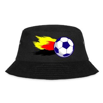 Fußball Soccer - Bucket Hat - Schwarz - Vorne - Lela (165cm)