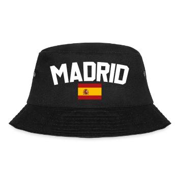 Madrid - Bucket Hat - Schwarz - Vorne - Lela (165cm)