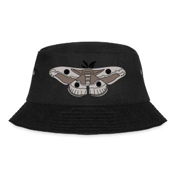 night peacock eye color - Bucket Hat - black - Front - Lela (165cm)