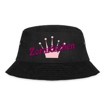 Zornröschen - Bucket Hat - Schwarz - Vorne - Lela (165cm)