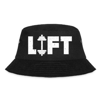 Lift Deadlifting Weightlifting Weightlift Weight - Bucket Hat - black - Front - Lela (165cm)
