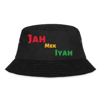 Jah Mek Iyah - Bucket Hat - black - Front - Lela (165cm)