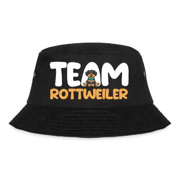 Hund Rottweiler - Bucket Hat - Schwarz - Vorne - Lela (165cm)