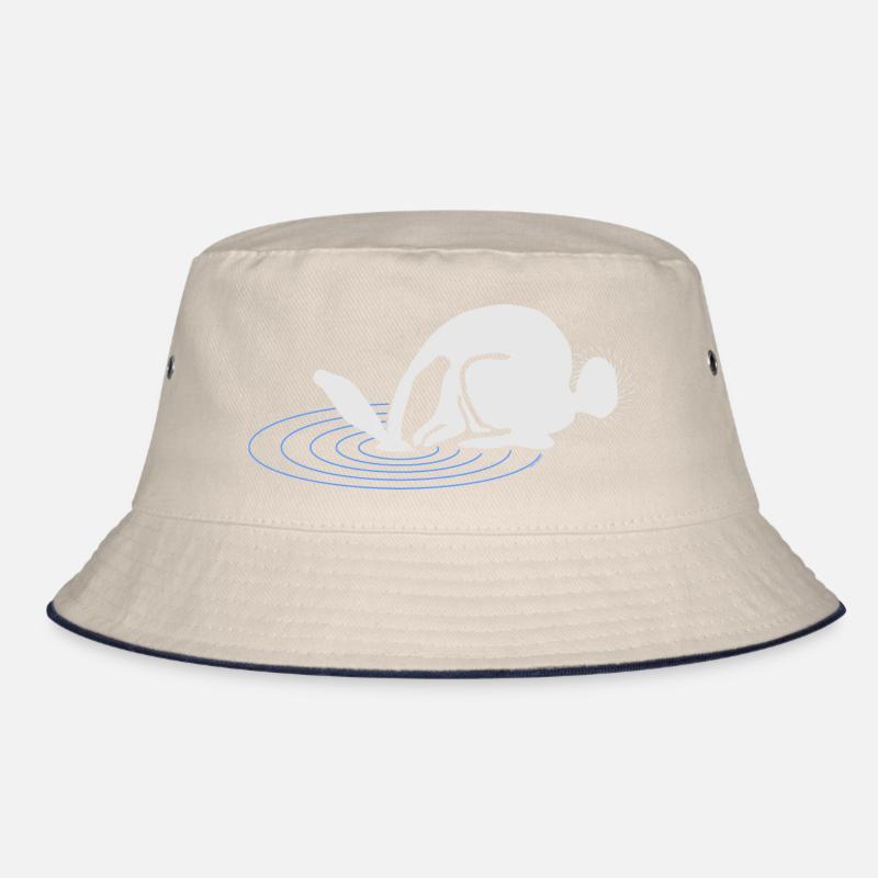 A white rabbit Bucket Hat
