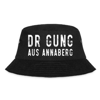 Dr Gung Annaberg Erzgebirge - Bucket Hat - Schwarz - Vorne - Lela (165cm)