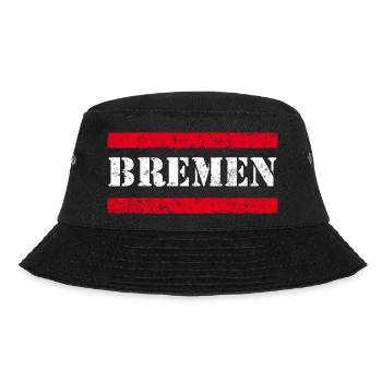 Bremen Vintage - Bucket Hat - Schwarz - Vorne - Lela (165cm)