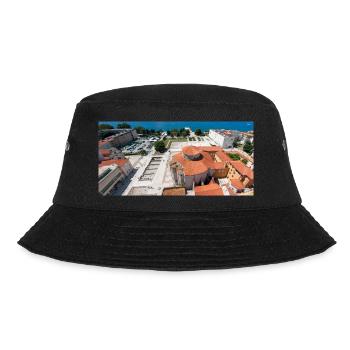 Kirche des Hl. Donatus Zadar, Kroatien - Bucket Hat - Schwarz - Vorne - Lela (165cm)