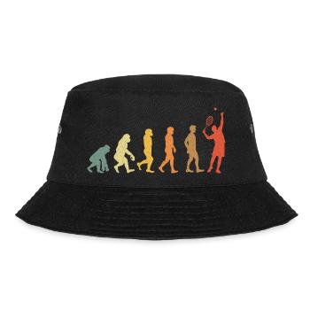 Tennis Evolution Vintage retro - Bucket Hat - Schwarz - Vorne - Lela (165cm)