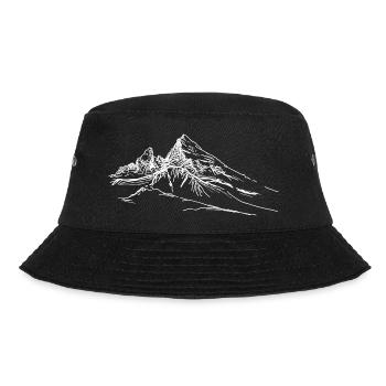 Watzmann Outdoor Sports Hiking Mountaineering - Bucket Hat - black - Front - Lela (165cm)