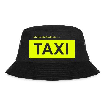 nimm einfach ein taxi - Bucket Hat - Schwarz - Vorne - Lela (165cm)