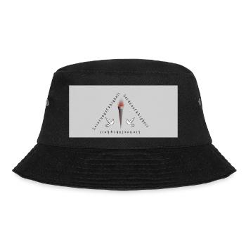 Eckpfeiler des Lebens - Bucket Hat - Schwarz - Vorne - Lela (165cm)
