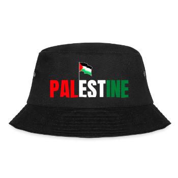 Palästina - Bucket Hat - Schwarz - Vorne - Lela (165cm)