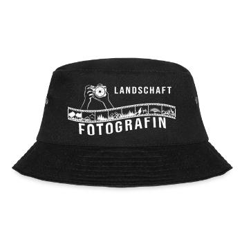 Landschaftsfotografin - Bucket Hat - Schwarz - Vorne - Lela (165cm)