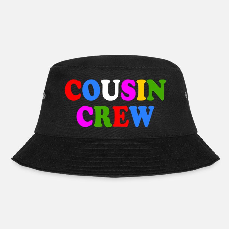 Cousin crew - Bucket Hat - Schwarz