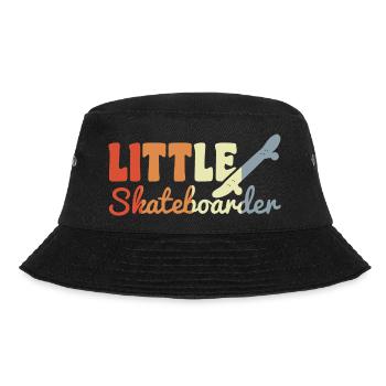 Small Skateboarder Vintage Look - Bucket Hat - black - Front - Lela (165cm)