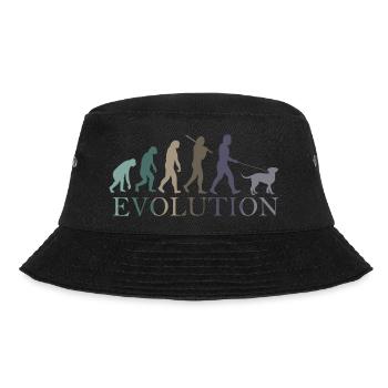 EVOLUTION DES HUNDES - Bucket Hat - Schwarz - Vorne - Lela (165cm)