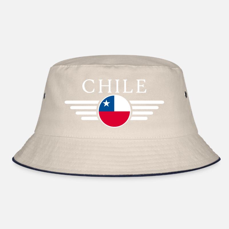Chile Style Design T-Shirt Bucket Hat